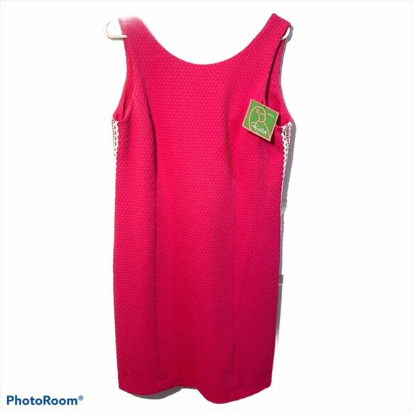 Pappagallo Sandy dress in Barbie HOT pink 10 NWT Barbiecore - Picture 8 of 13